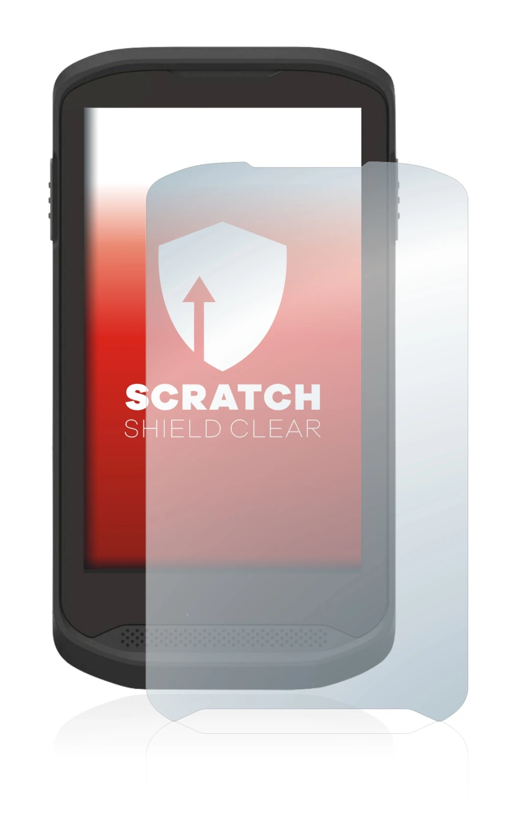 Image of the device Zebra TC20 Touch with a wide variety of screen protectors.