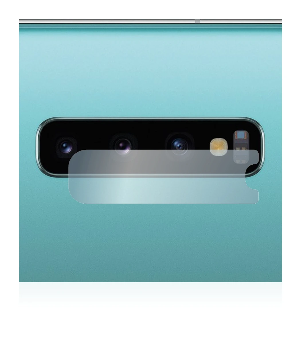 Image of the device Samsung Galaxy S10 Plus (ONLY Camera Lens) with a wide variety of screen protectors.
