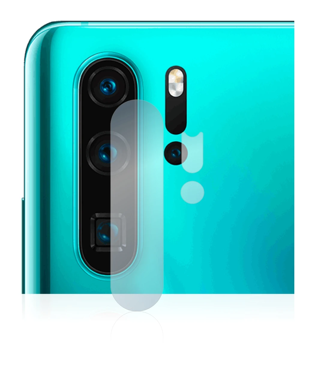 Image of the device Huawei P30 Pro (ONLY Camera Lens) with a wide variety of screen protectors.