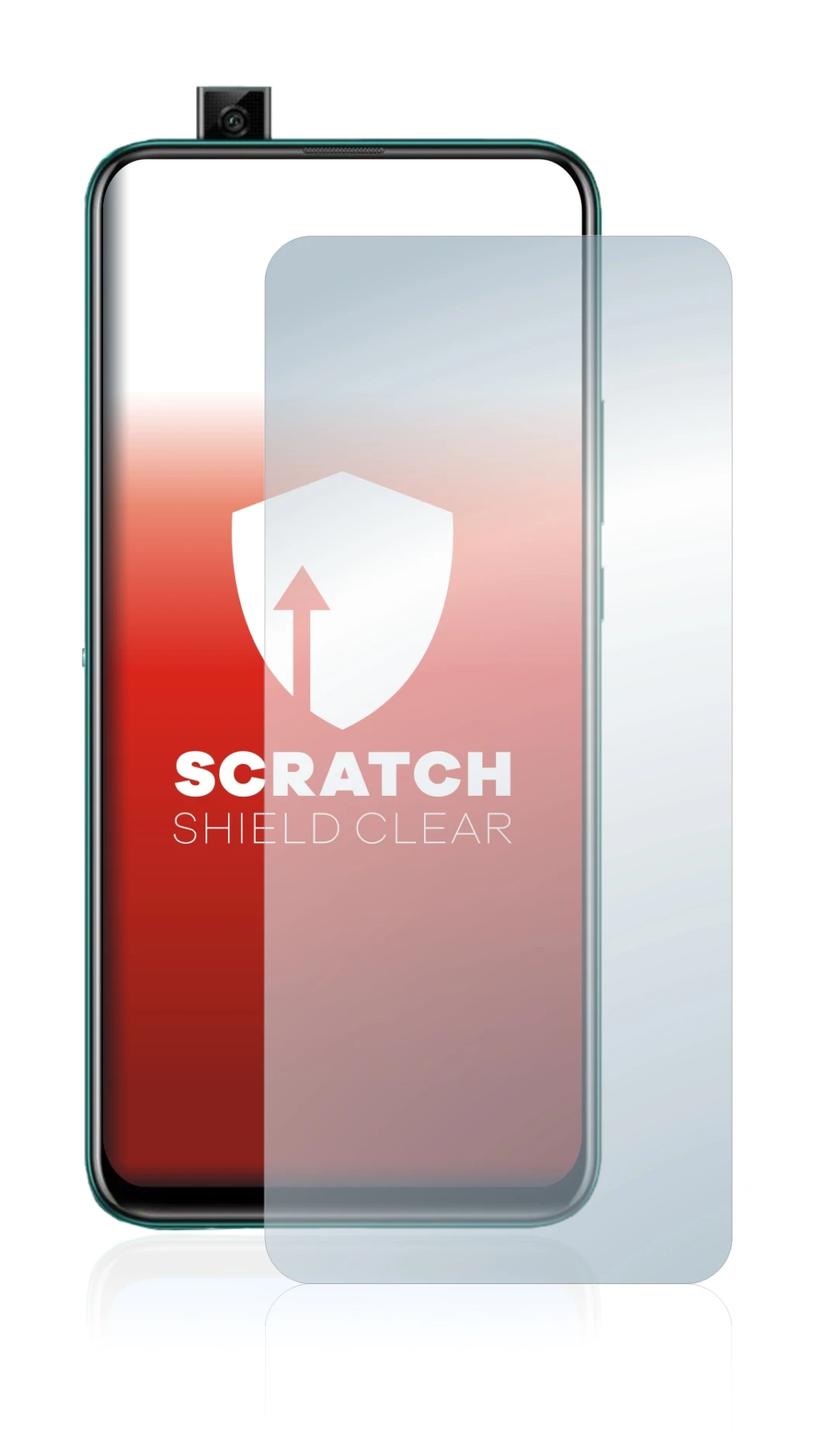 Image of the device Huawei P smart Z with a wide variety of screen protectors.
