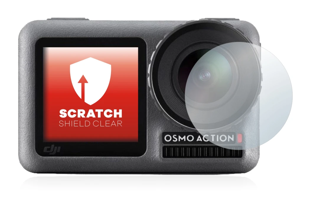 Image of the device DJI Osmo Action (Lens) with a wide variety of screen protectors.