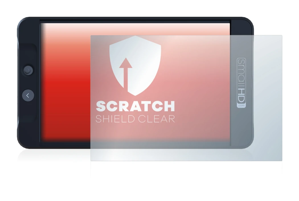Image of the device SmallHD 702 Black with a wide variety of screen protectors.