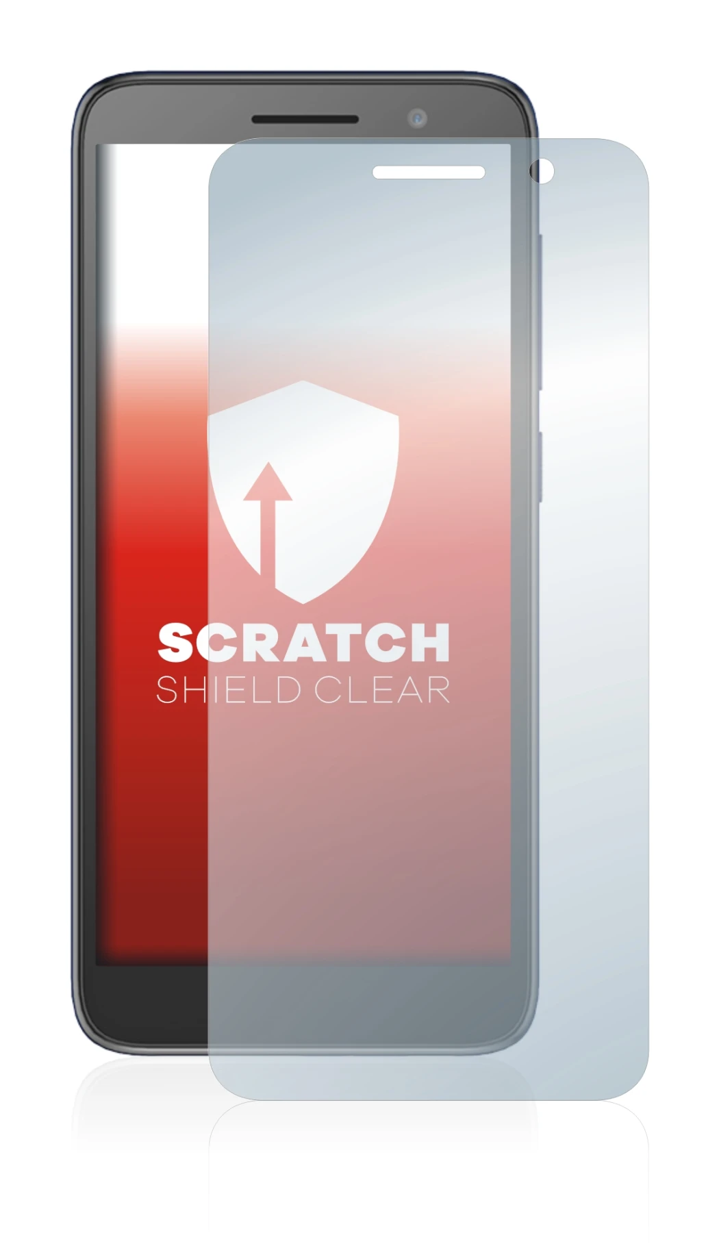 Image of the device Orange Rise 54 with a wide variety of screen protectors.