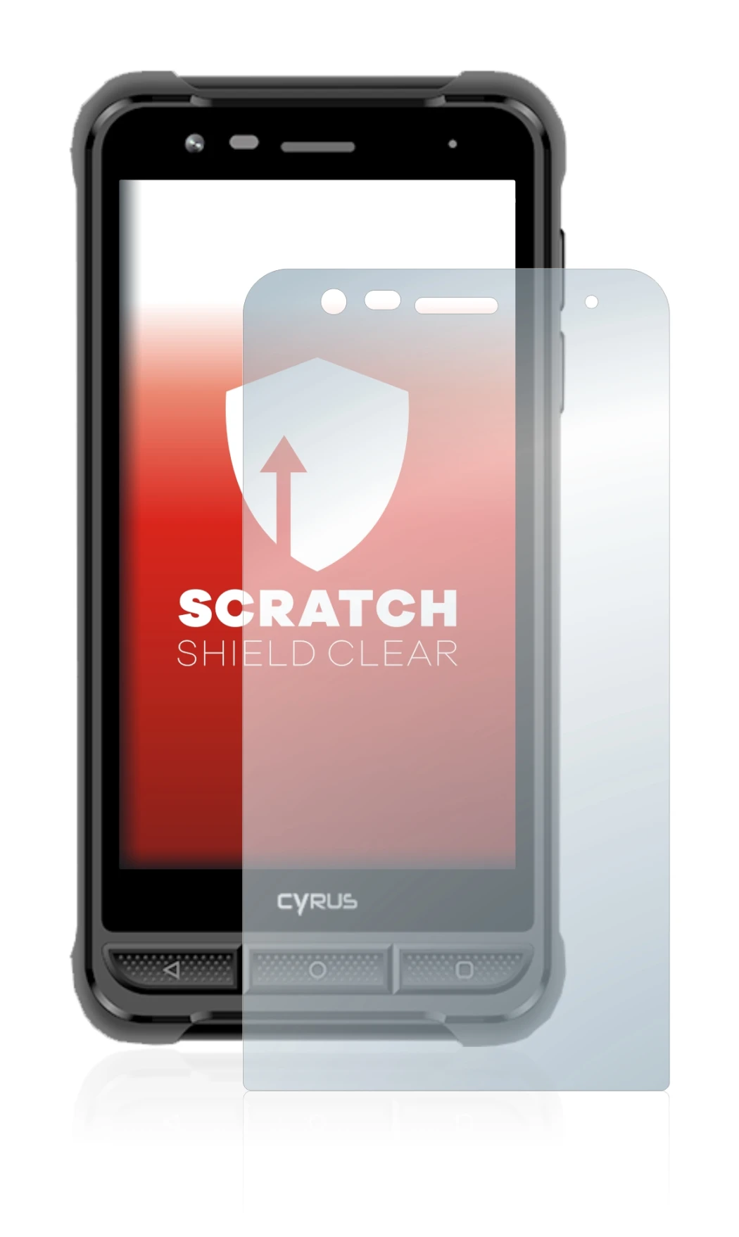 Image of the device Cyrus CS22 XA with a wide variety of screen protectors.