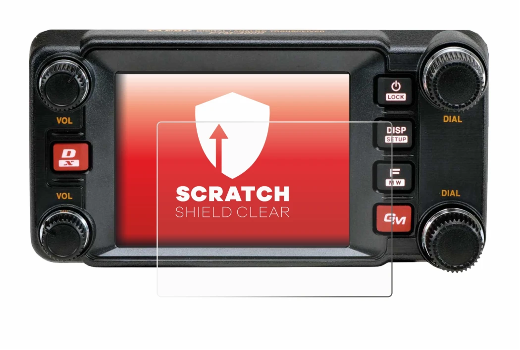 Image of the device Yaesu FTM-400XDR with a wide variety of screen protectors.