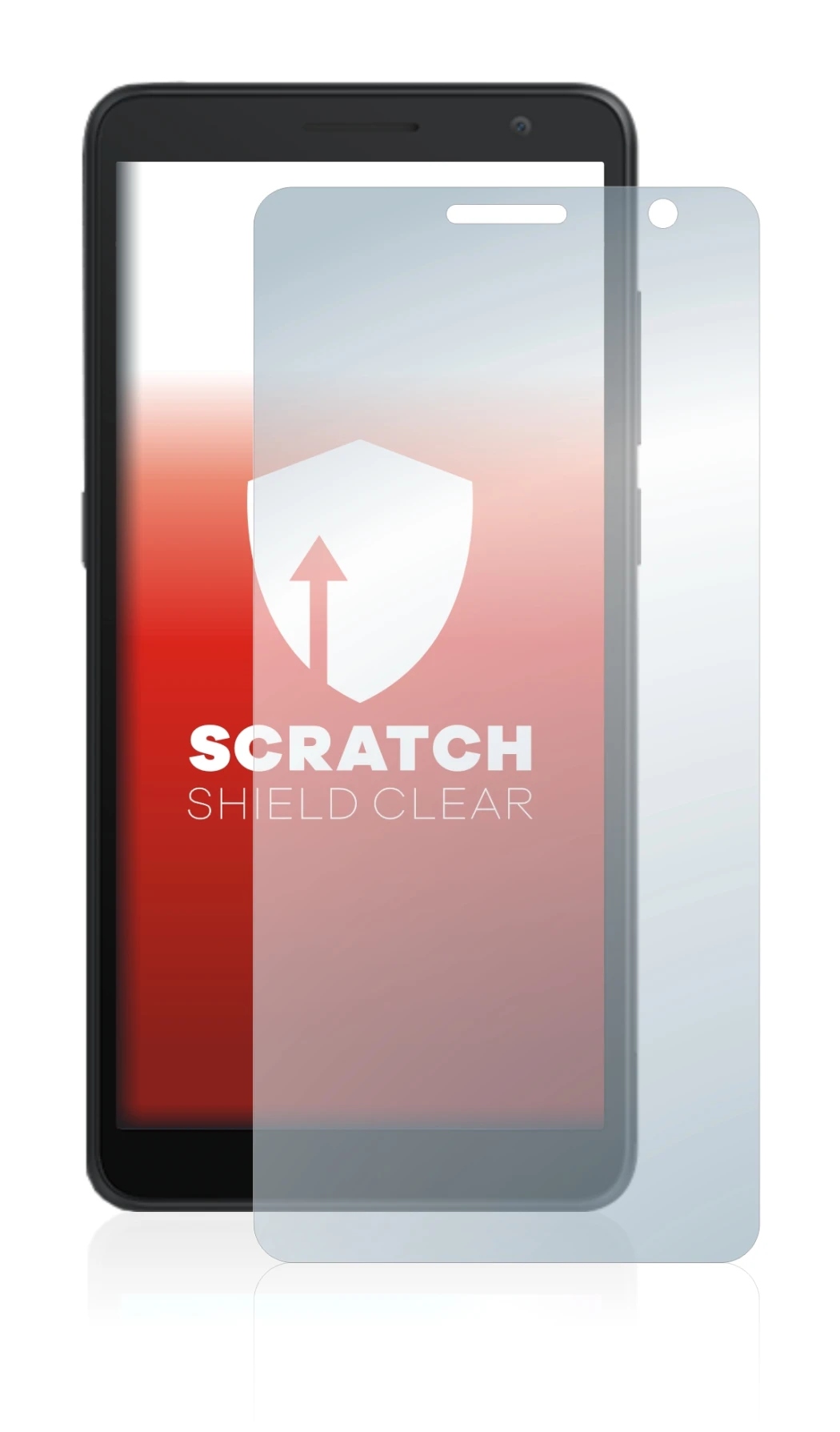 Image of the device Alcatel 1B 2020 with a wide variety of screen protectors.
