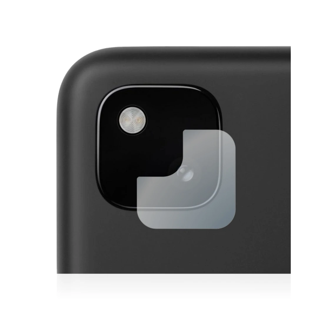 Image of the device Google Pixel 4a (ONLY Camera Lens) with a wide variety of screen protectors.