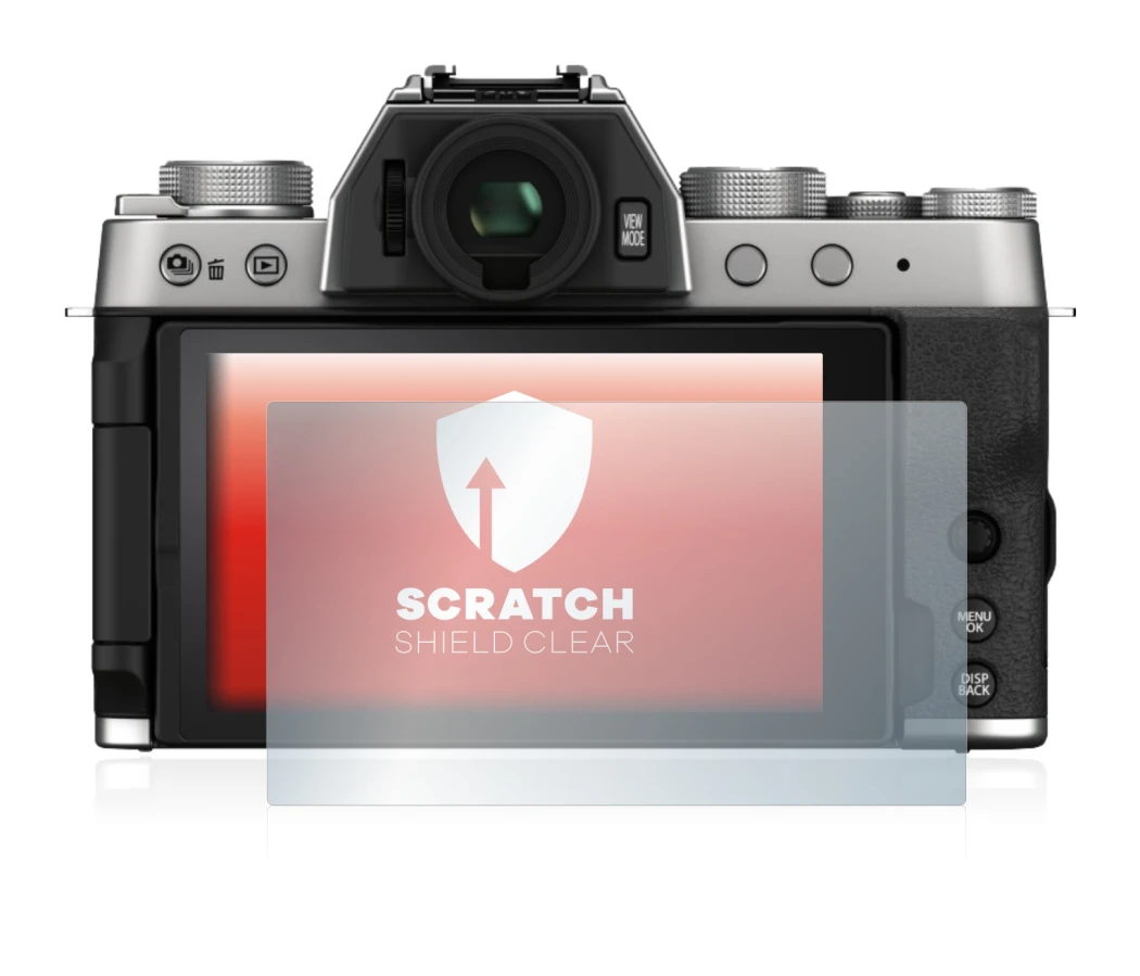 Image of the device Fujifilm X-T200 with a wide variety of screen protectors.