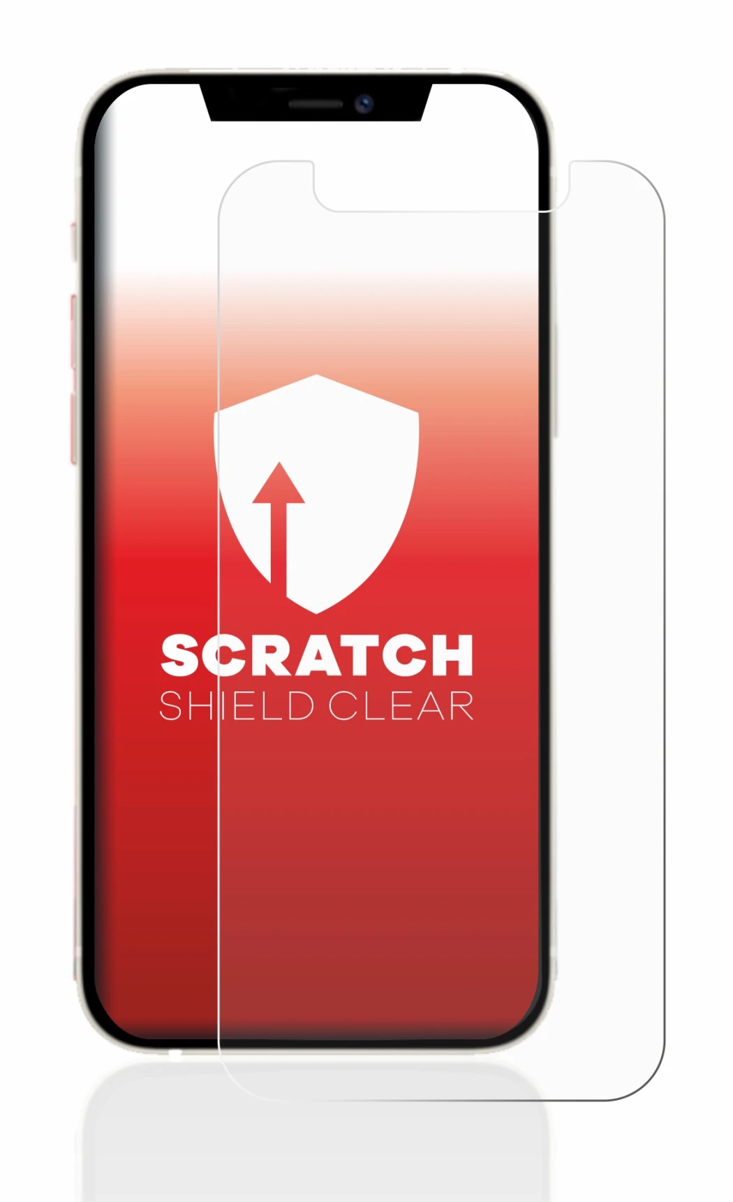 Image of the device Apple iPhone 12 mini with a wide variety of screen protectors.