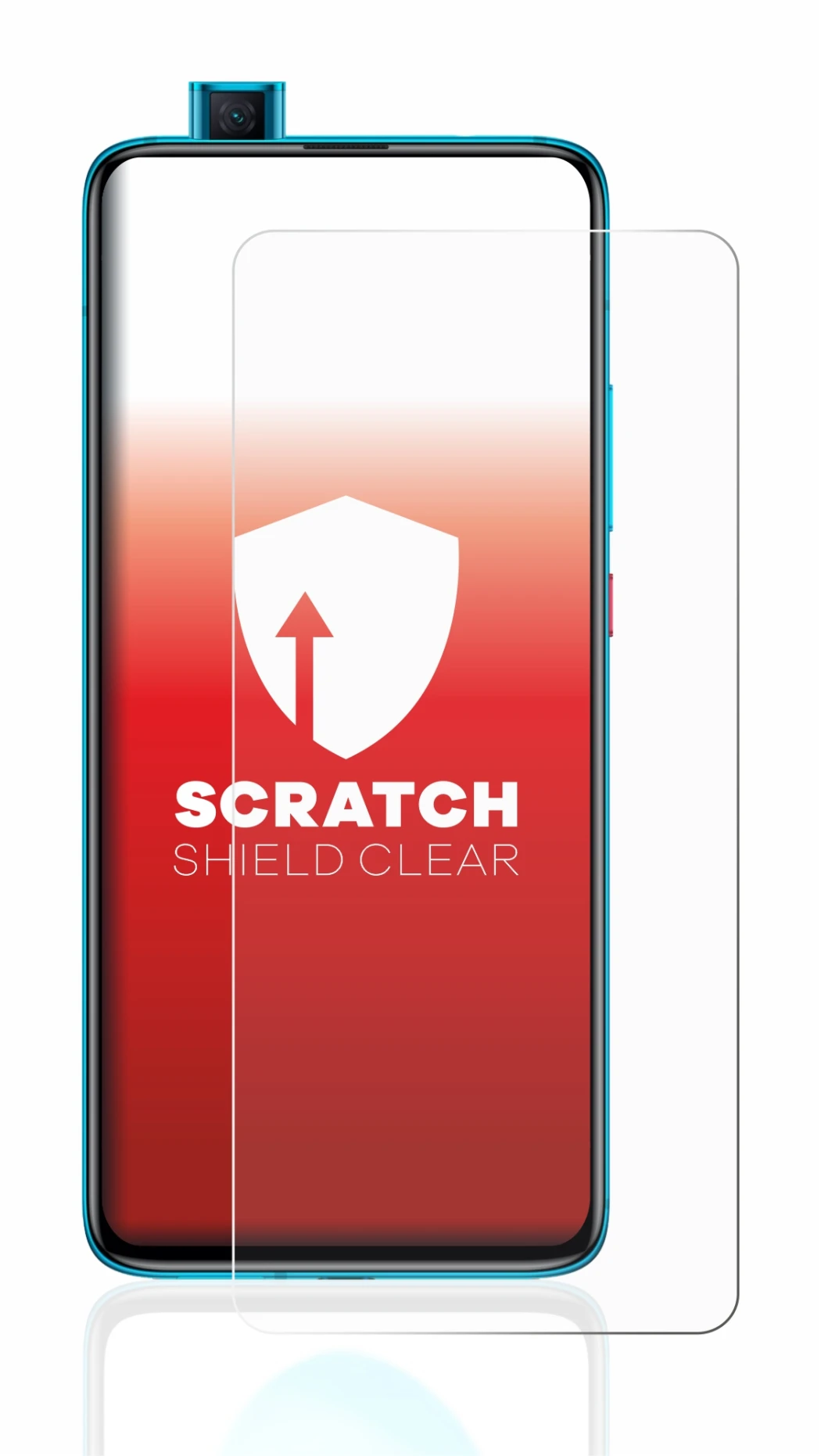 Image of the device Xiaomi Poco F2 Pro with a wide variety of screen protectors.