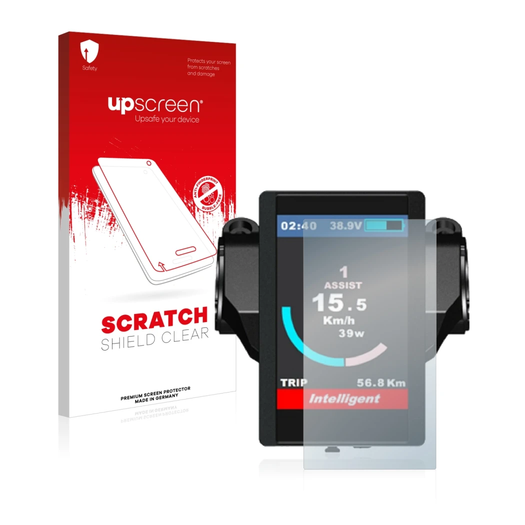 Front side of a product packaging with the brand logo upscreen. Next to it is the device Bafang 850c shown with the correspond