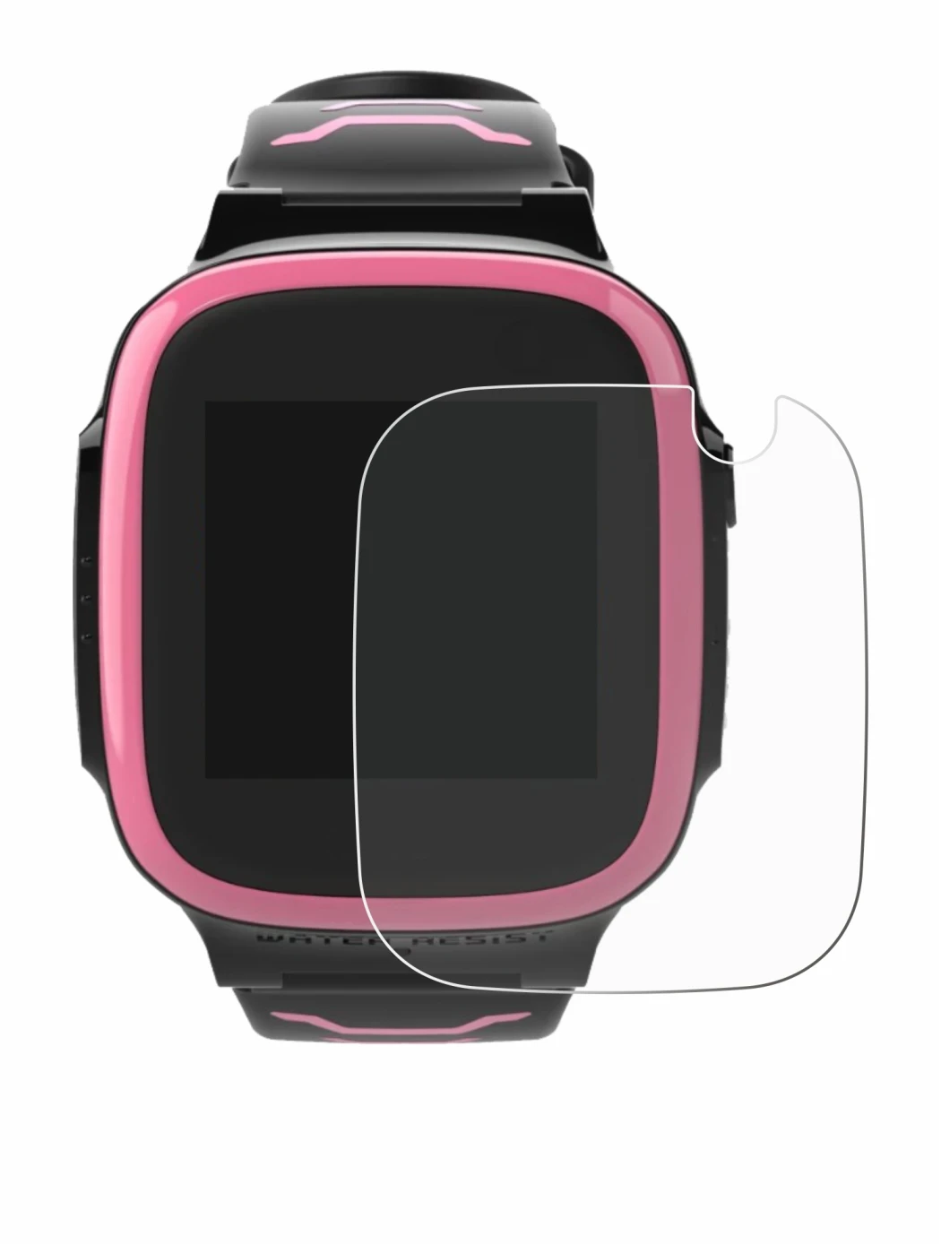 Image of the device Xplora X5 Play with a wide variety of screen protectors.
