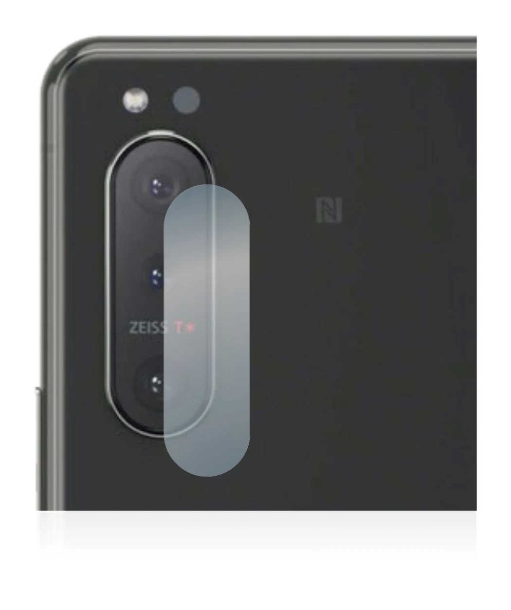 Image of the device Sony Xperia 5 II (ONLY Camera Lens) with a wide variety of screen protectors.
