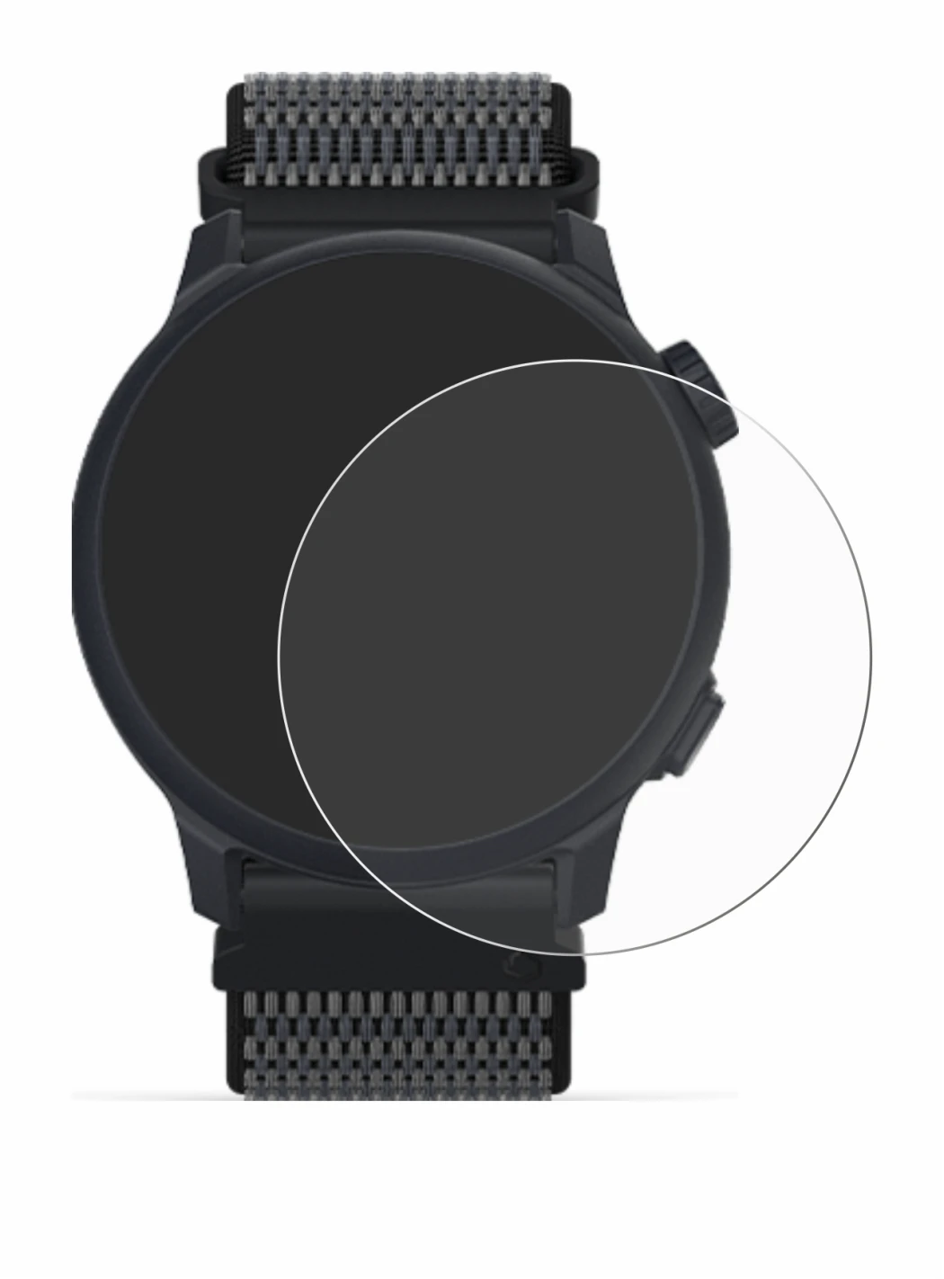 Image of the device Coros Pace 2 with a wide variety of screen protectors.