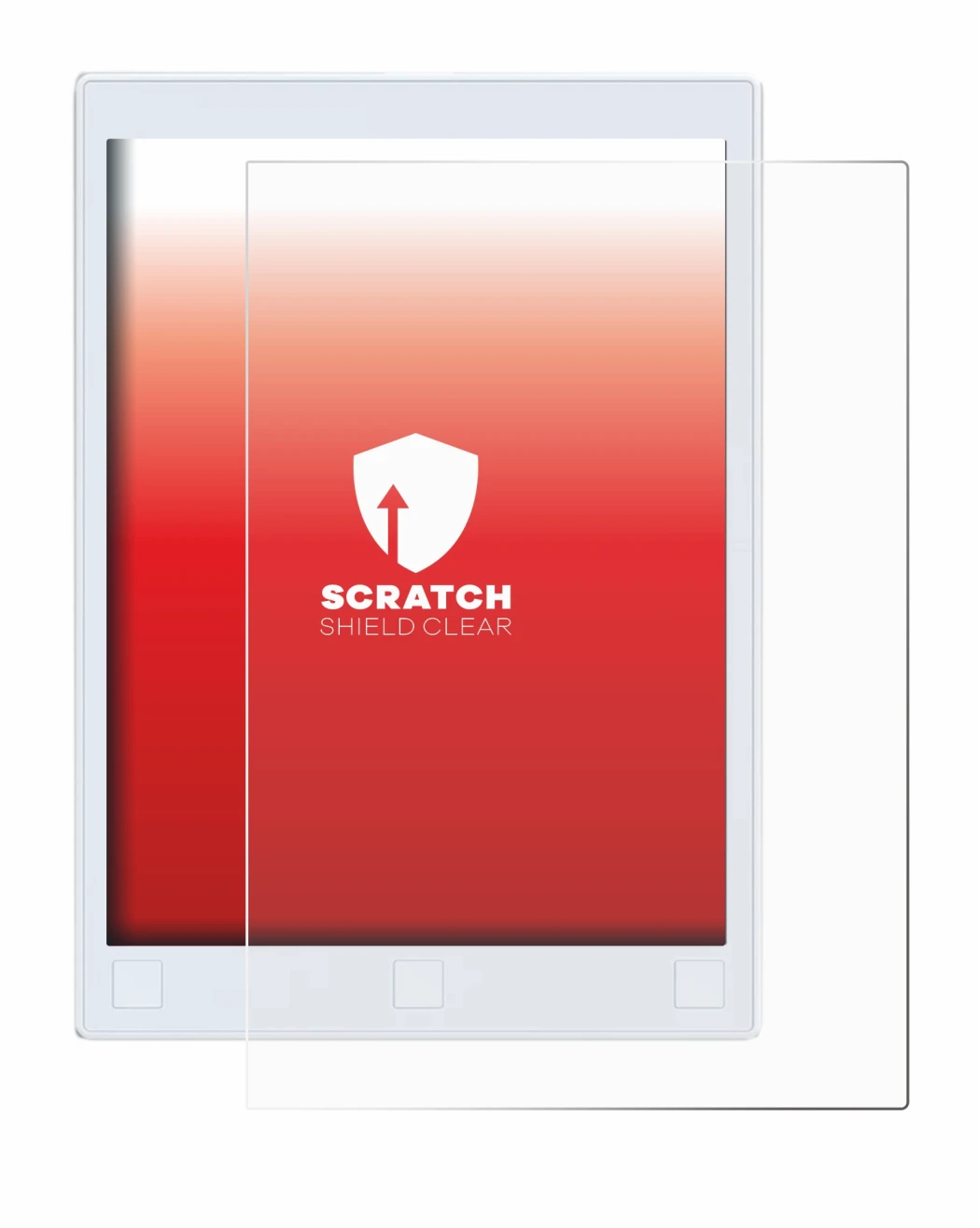 Image of the device reMarkable 2 with a wide variety of screen protectors.