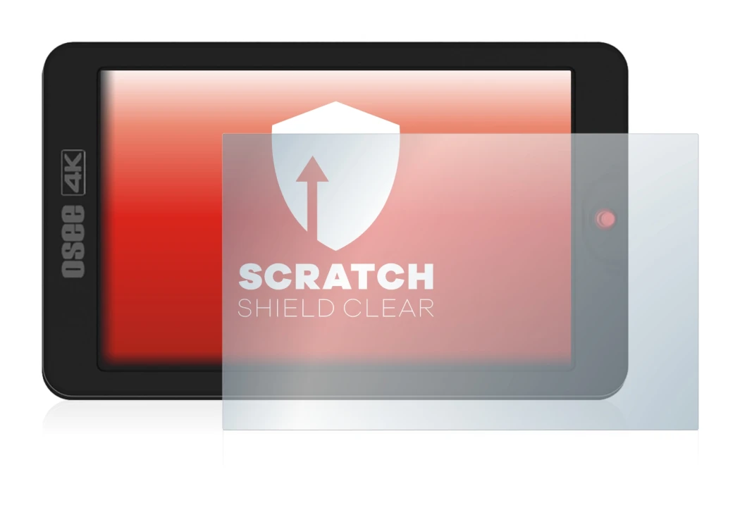 Image of the device Osee G7 with a wide variety of screen protectors.