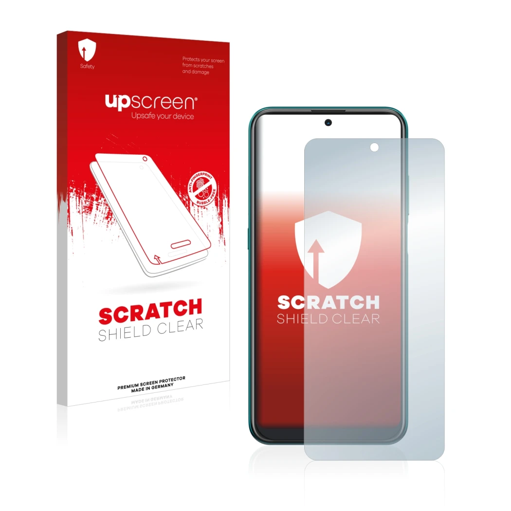 Front side of a product packaging with the brand logo upscreen. Next to it is the device Nokia X20 shown with the correspondin
