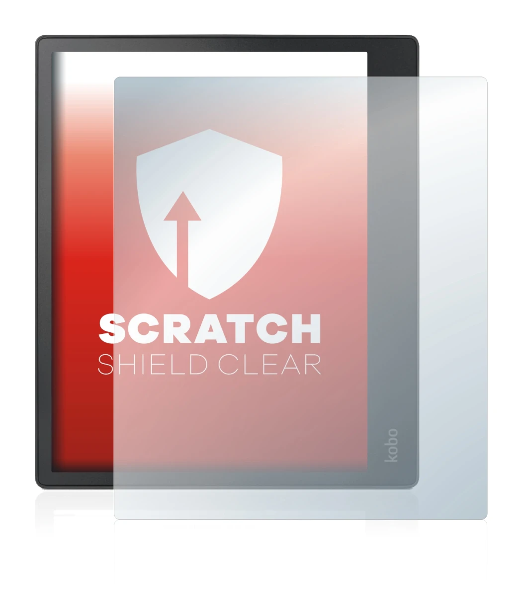 Image of the device Kobo Elipsa with a wide variety of screen protectors.