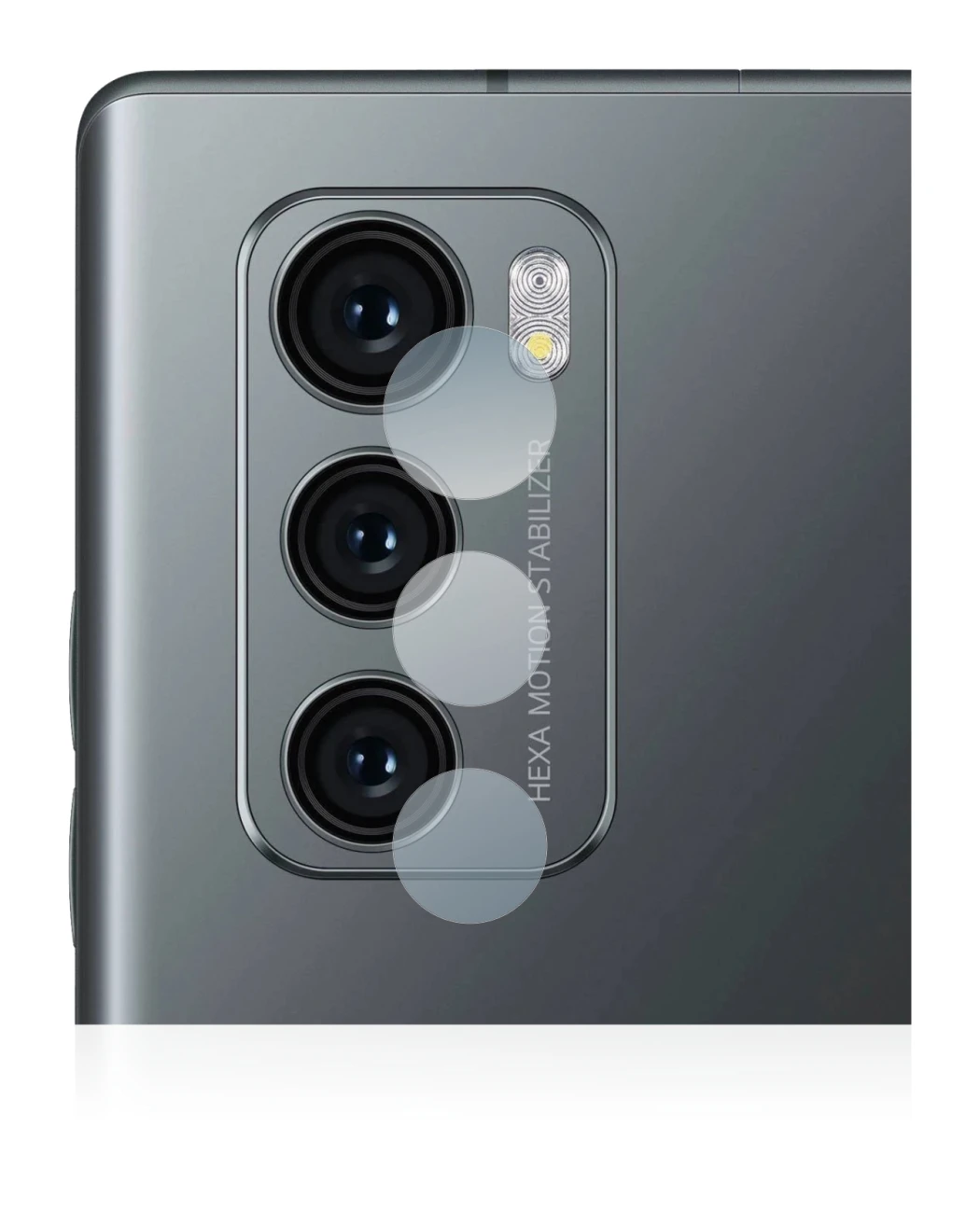 Image of the device LG Wing (ONLY Camera Lens) with a wide variety of screen protectors.