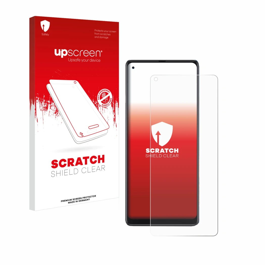 Front side of a product packaging with the brand logo upscreen. Next to it is the device Cubot Max 3 shown with the correspond