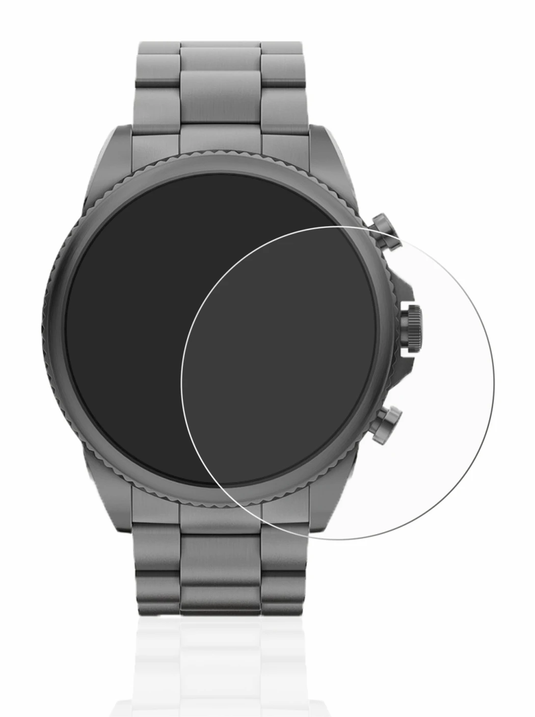 Image of the device Fossil Gen 6 (44mm) with a wide variety of screen protectors.