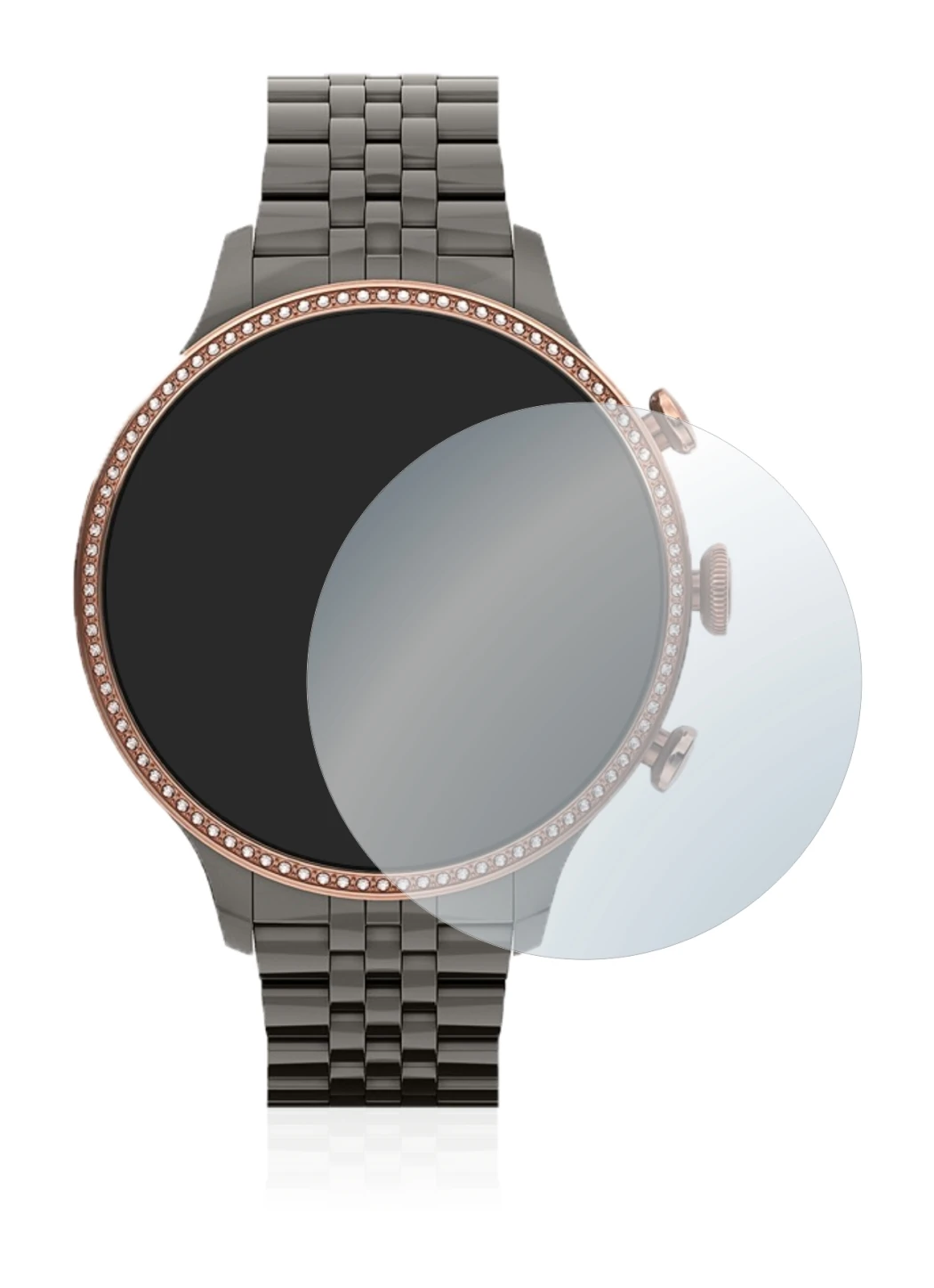 Image of the device Fossil Gen 6 (42mm) with a wide variety of screen protectors.