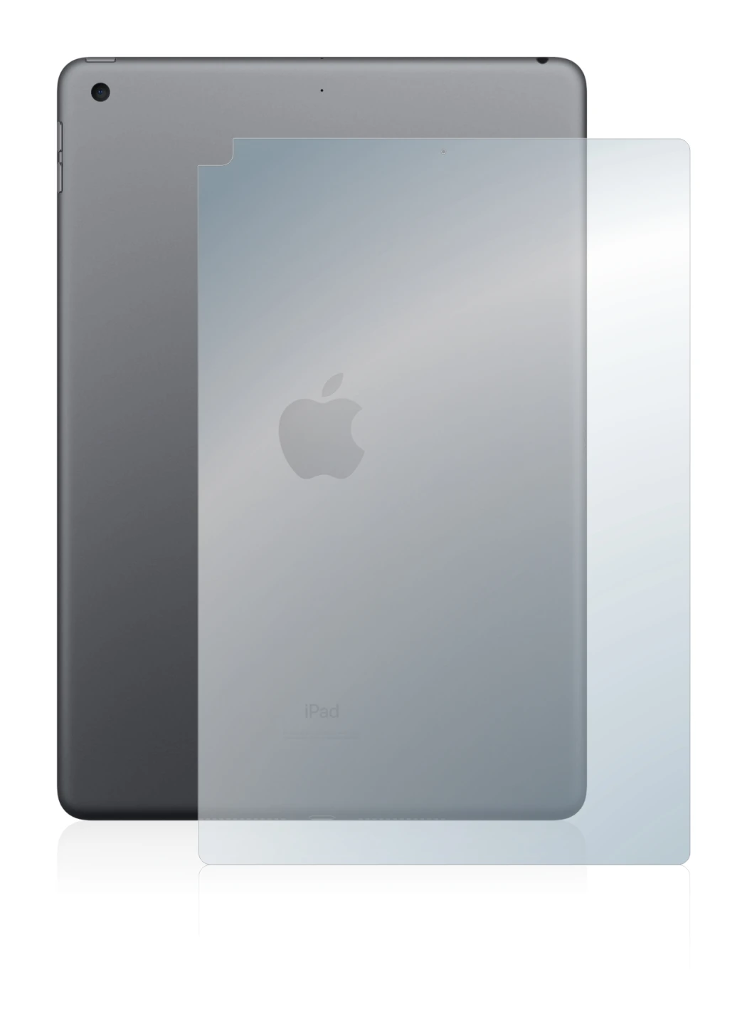 Image of the device Apple iPad 10.2″ WiFi 2021 (9th. Gen., Back) with a wide variety of screen protectors.