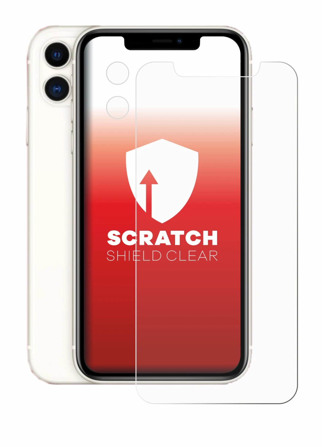 Image of the device Apple iPhone 11 (Front+Camera) with a wide variety of screen protectors.