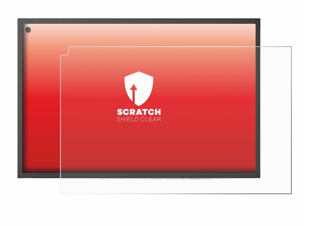 Image of the device Amazon Echo Show 15 with a wide variety of screen protectors.
