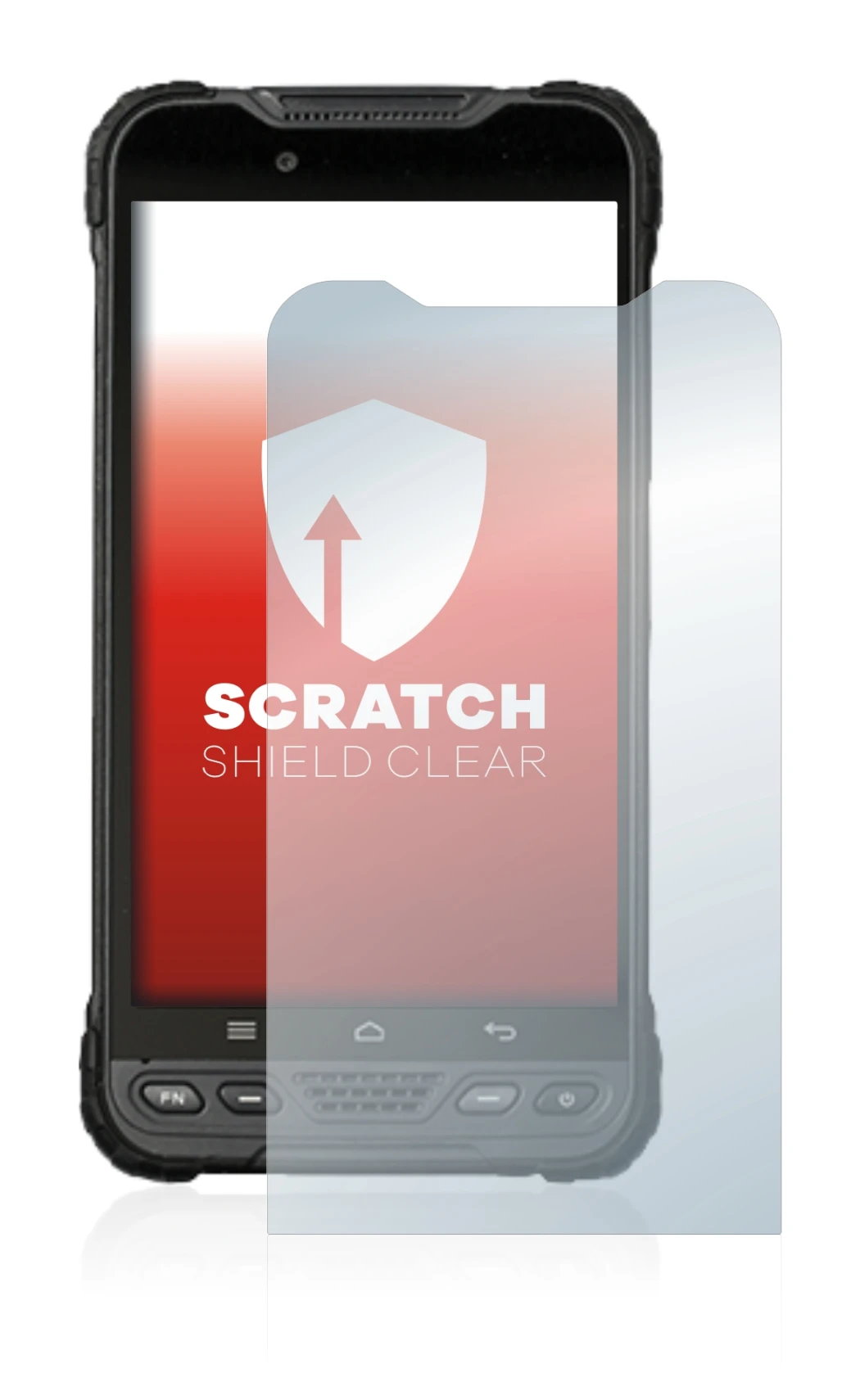 Image of the device UniStrong UT12P with a wide variety of screen protectors.