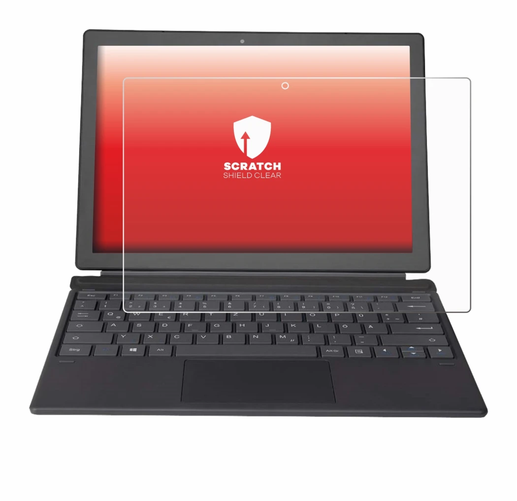 Image of the device Wortmann Terra Pad 1262 with a wide variety of screen protectors.