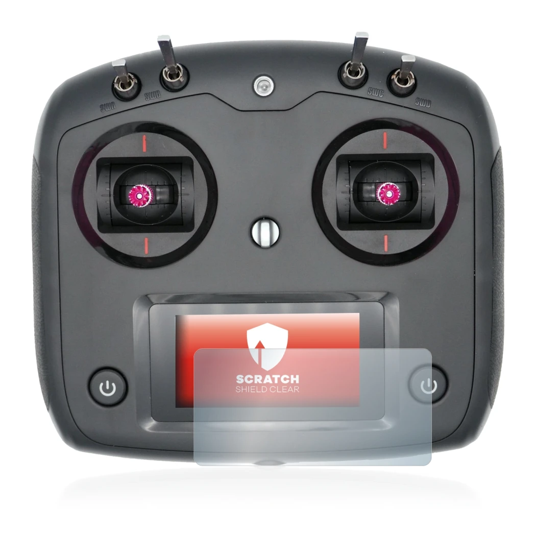 Image of the device FlySky FS-i6S with a wide variety of screen protectors.