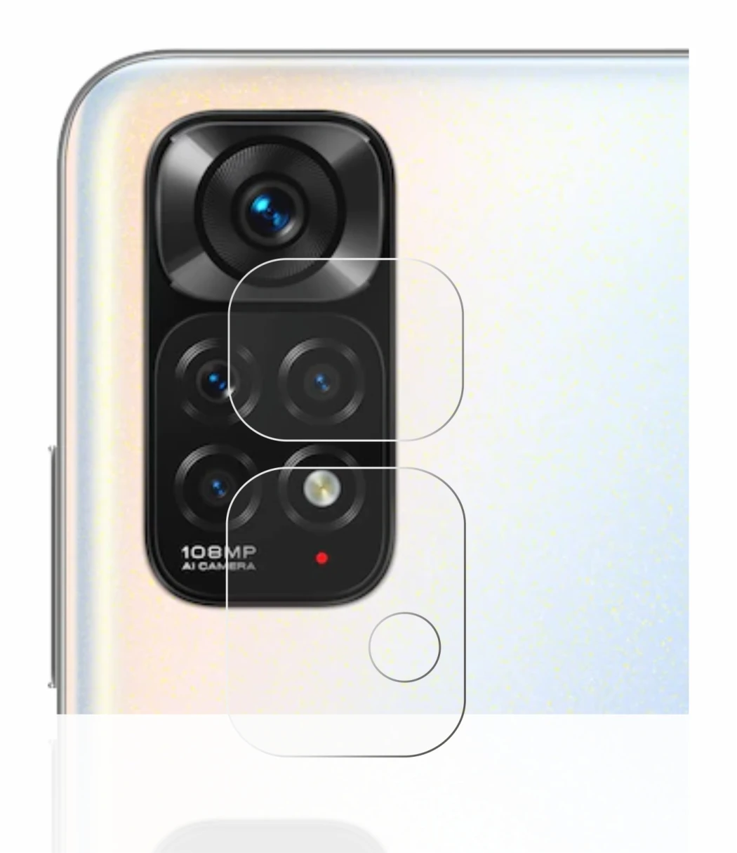 Image of the device Xiaomi Redmi Note 11S (ONLY Camera Lens) with a wide variety of screen protectors.
