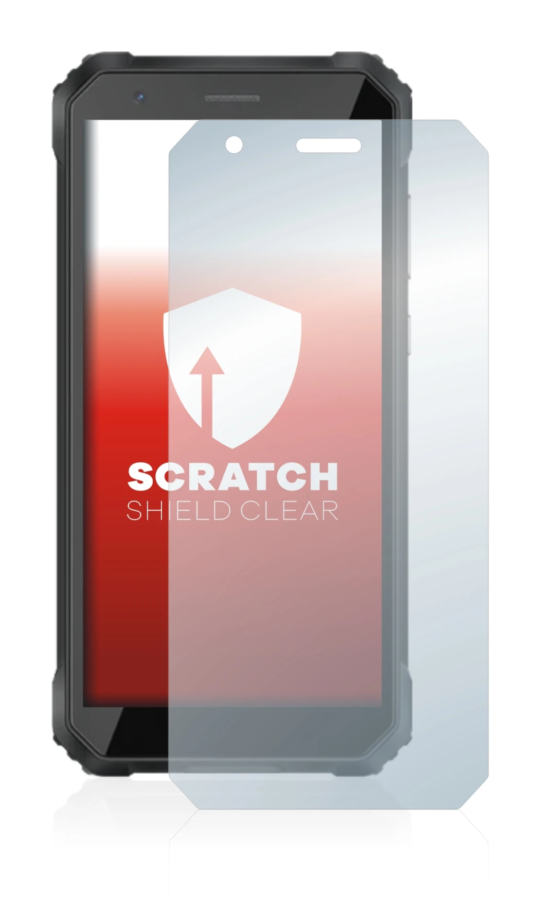 Image of the device Blackview Oscal S60 Pro with a wide variety of screen protectors.