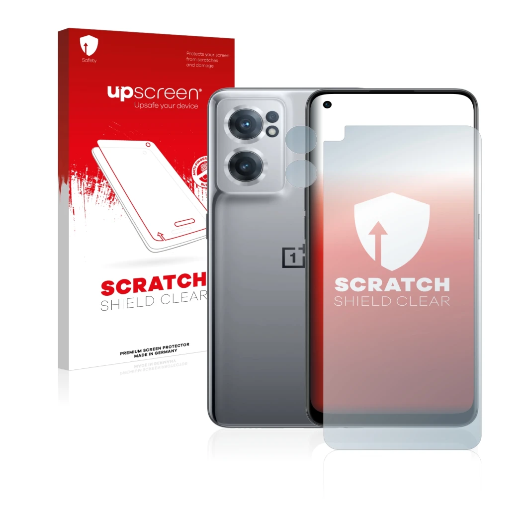 Front side of a product packaging with the brand logo upscreen. Next to it is the device OnePlus Nord CE 2 5G (Front+Camera) s