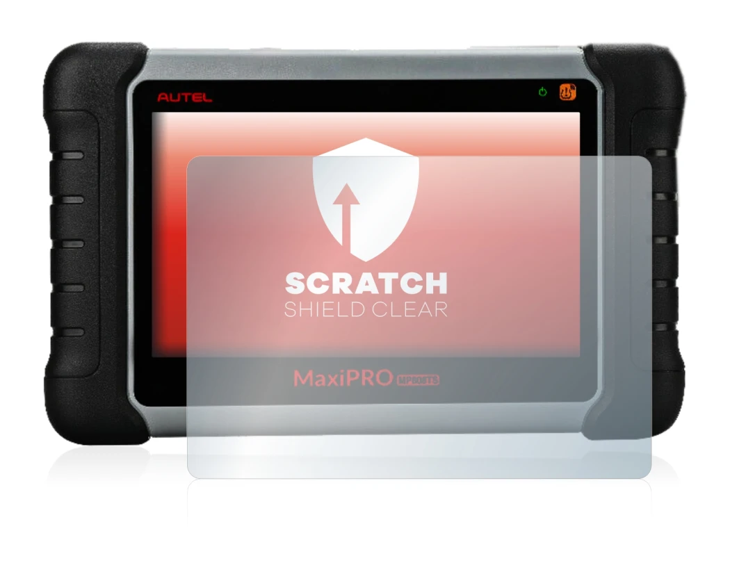 Image of the device Autel MaxiPRO MP808TS with a wide variety of screen protectors.