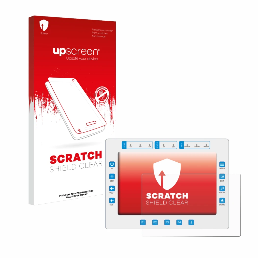 Front side of a product packaging with the brand logo upscreen. Next to it is the device Megasat HD7 Combo shown with the corr