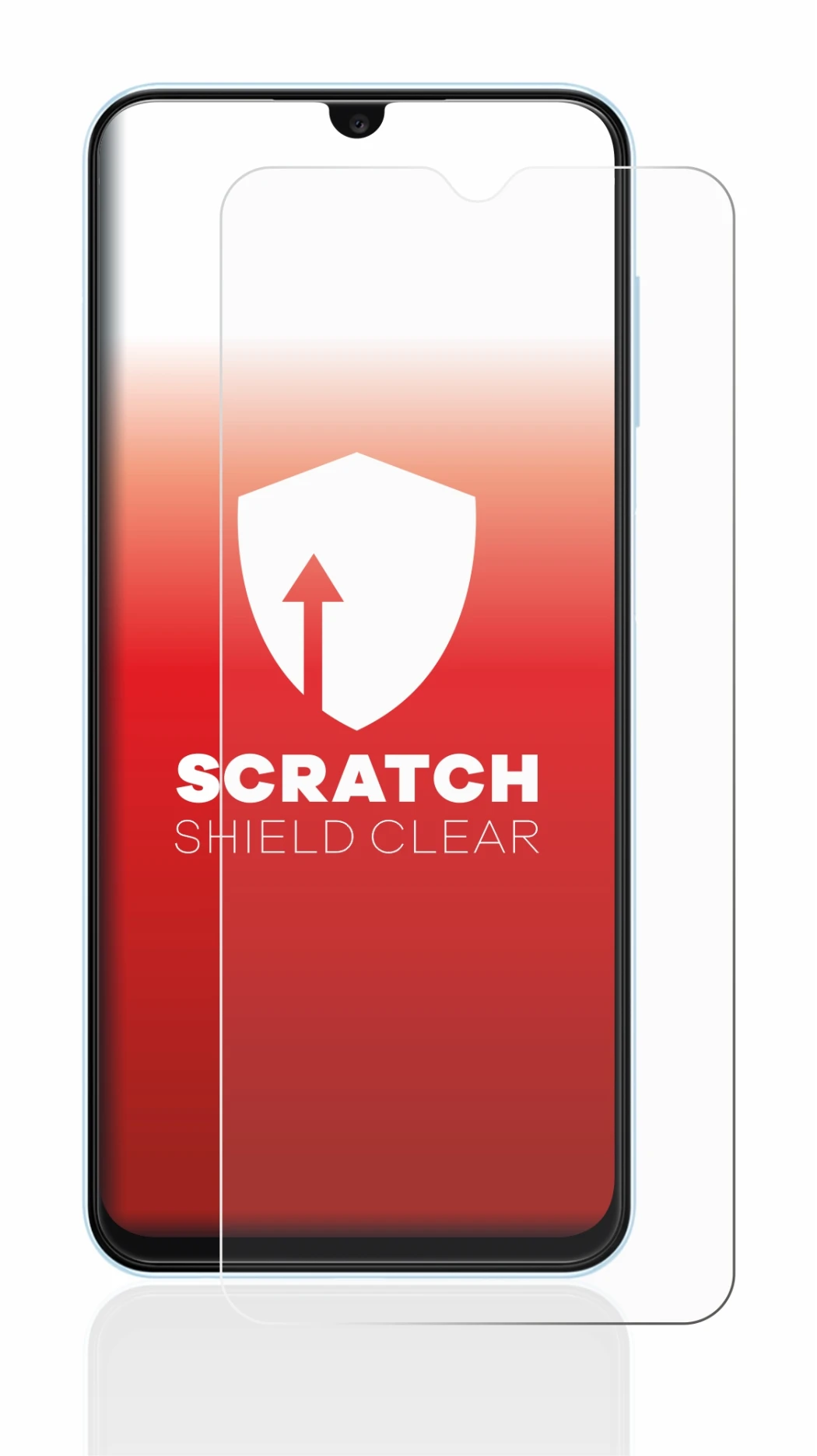 Image of the device Samsung Galaxy A13 with a wide variety of screen protectors.