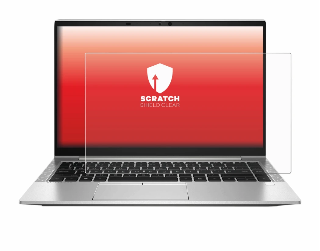 Image of the device HP EliteBook 845 G8 with a wide variety of screen protectors.