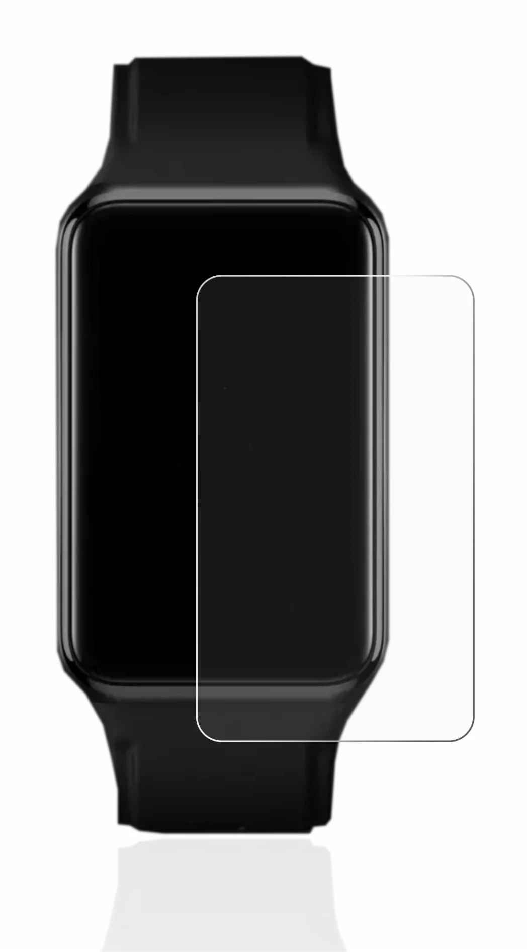 Image of the device Oppo Watch Free with a wide variety of screen protectors.