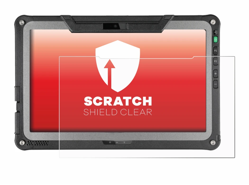 Image of the device Getac F110 G6 with a wide variety of screen protectors.