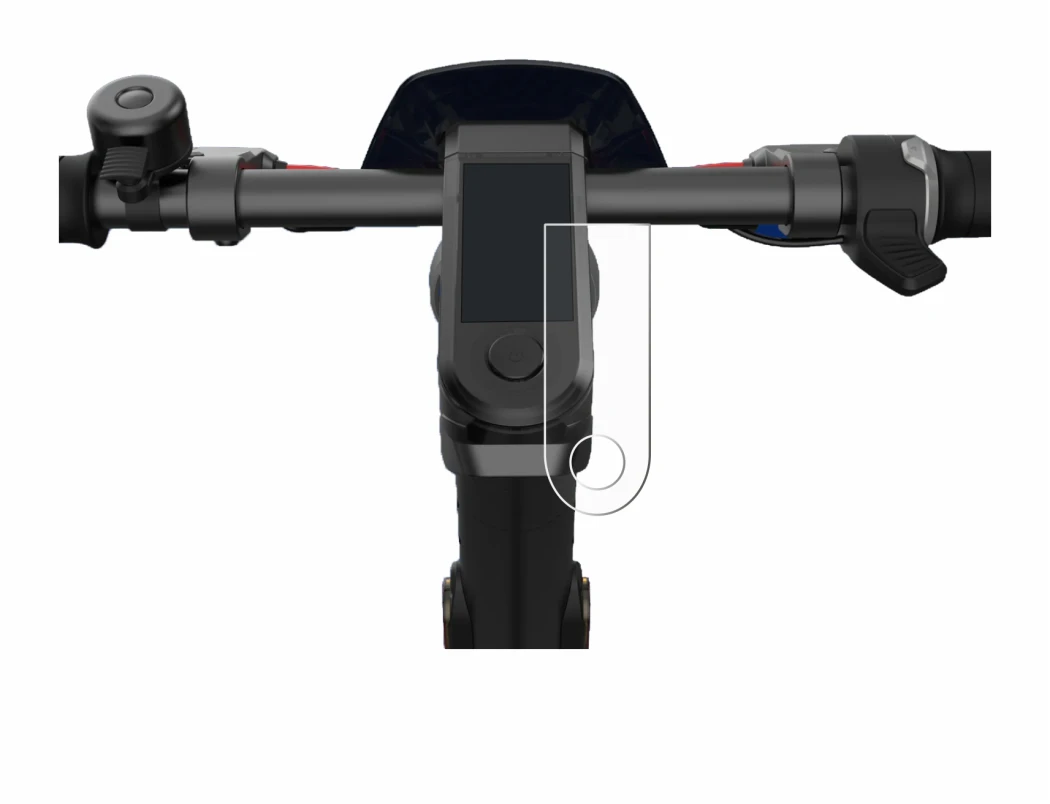 Image of the device NIU KQi3 Pro with a wide variety of screen protectors.