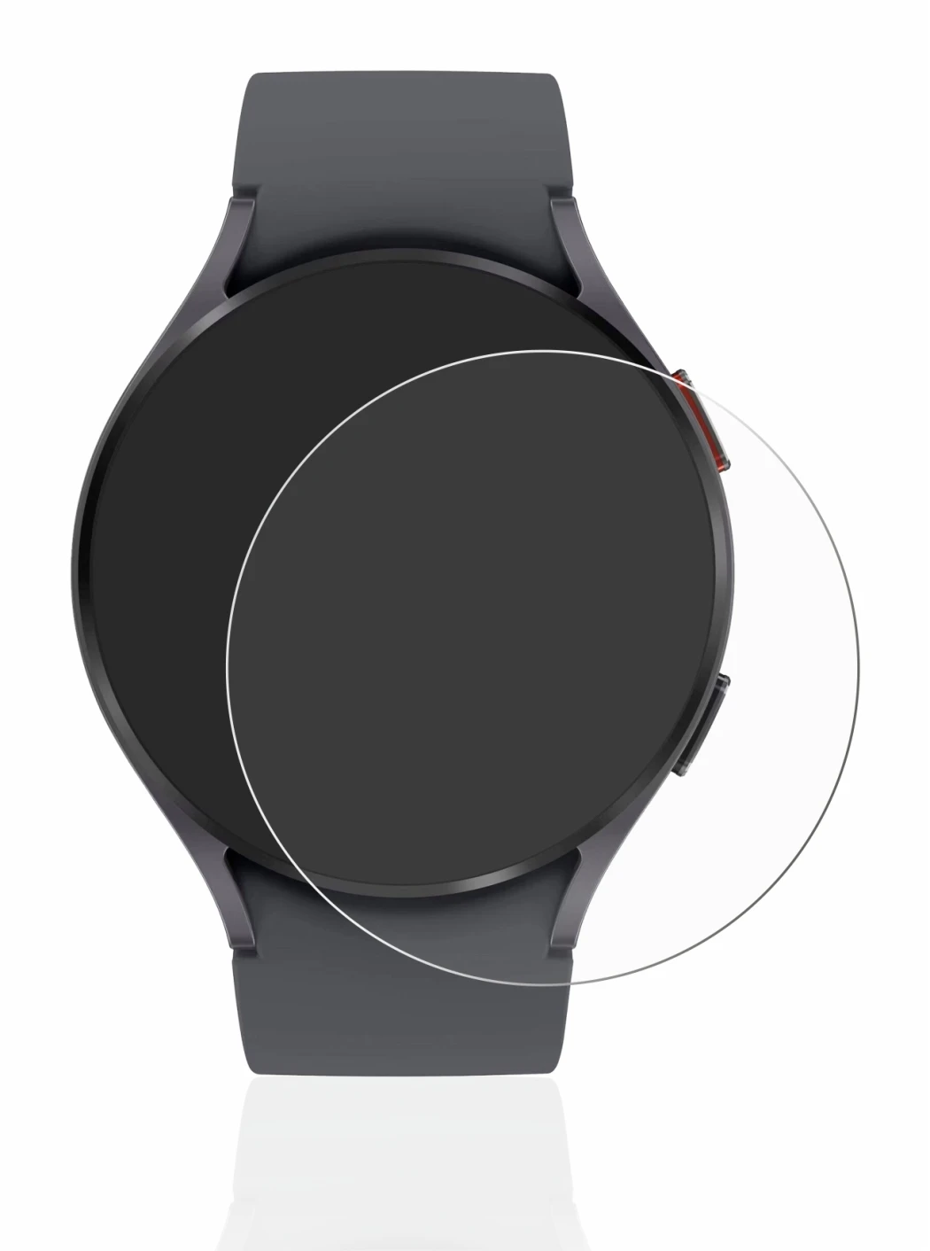 Image of the device Samsung Galaxy Watch 5 (44mm) with a wide variety of screen protectors.