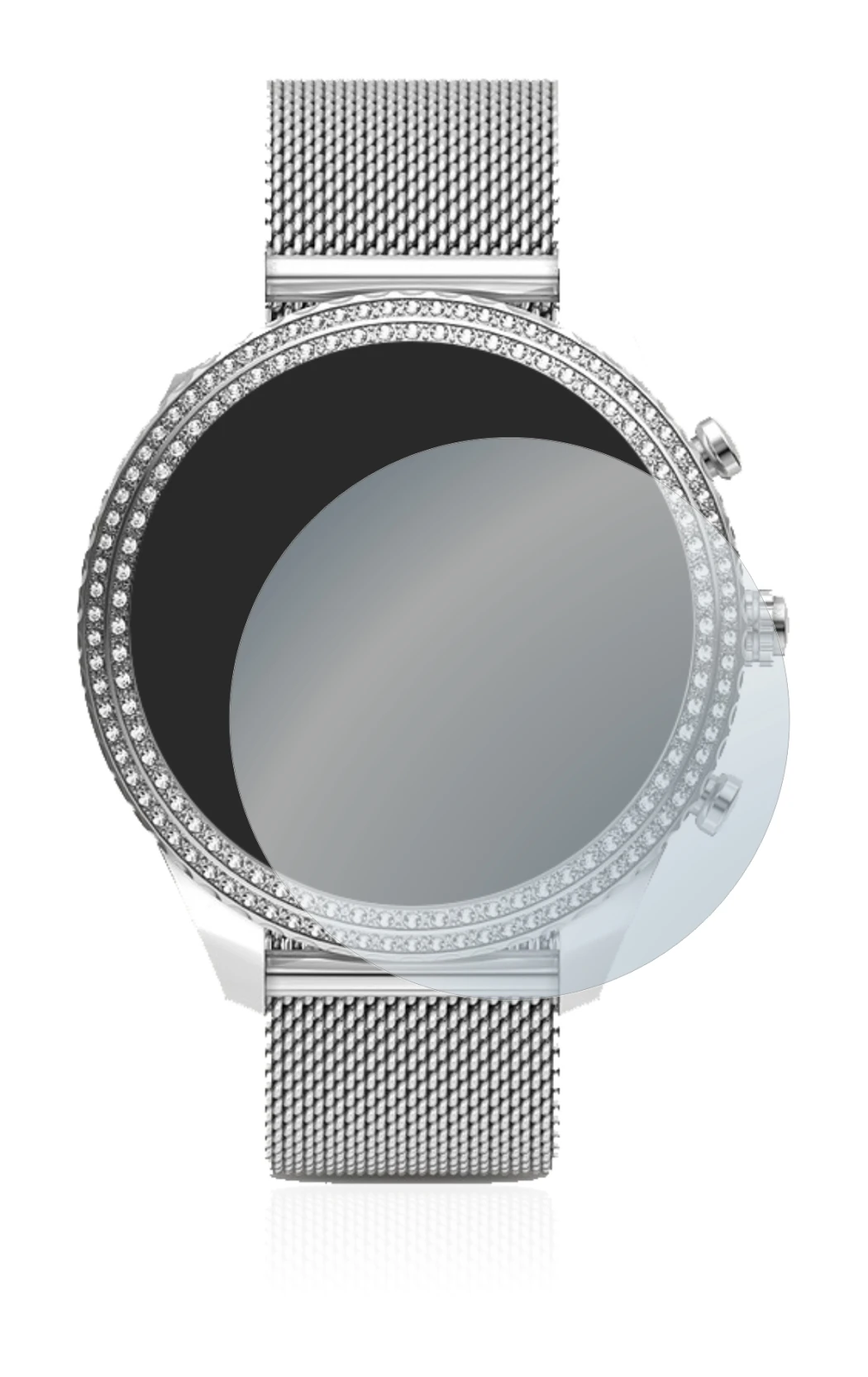 Image of the device Fossil Stella (6. Gen) with a wide variety of screen protectors.