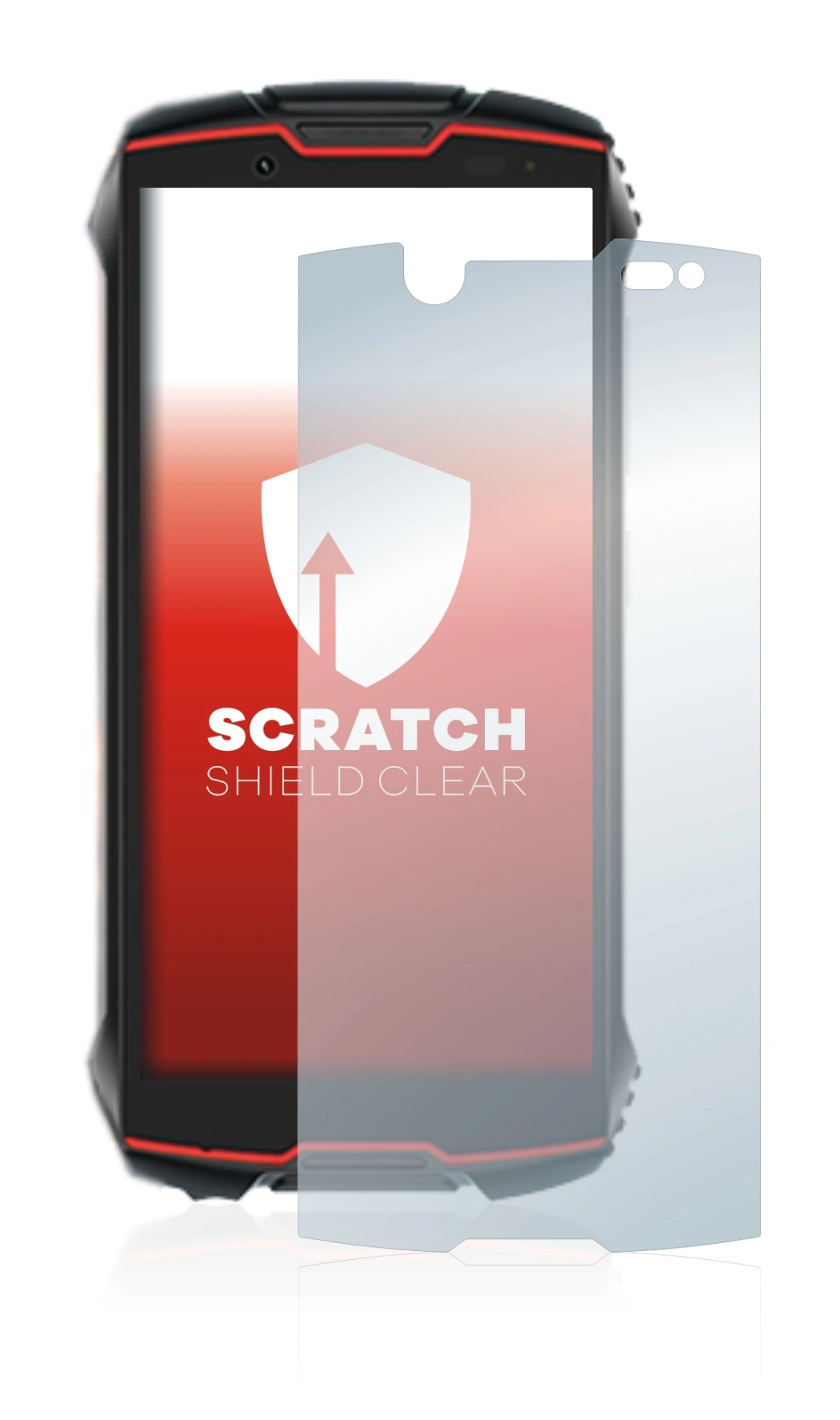 Image of the device Cubot King Kong Mini 2 Pro with a wide variety of screen protectors.