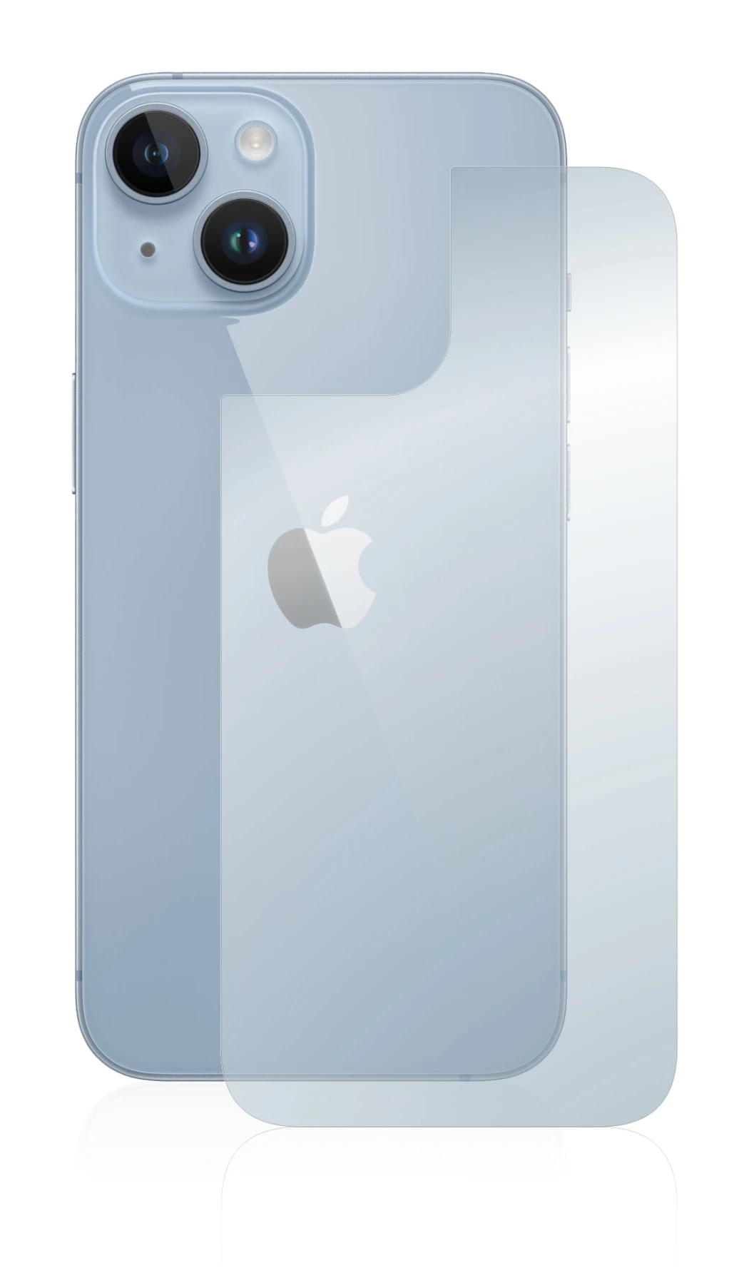 Image of the device Apple iPhone 14 (Back) with a wide variety of screen protectors.