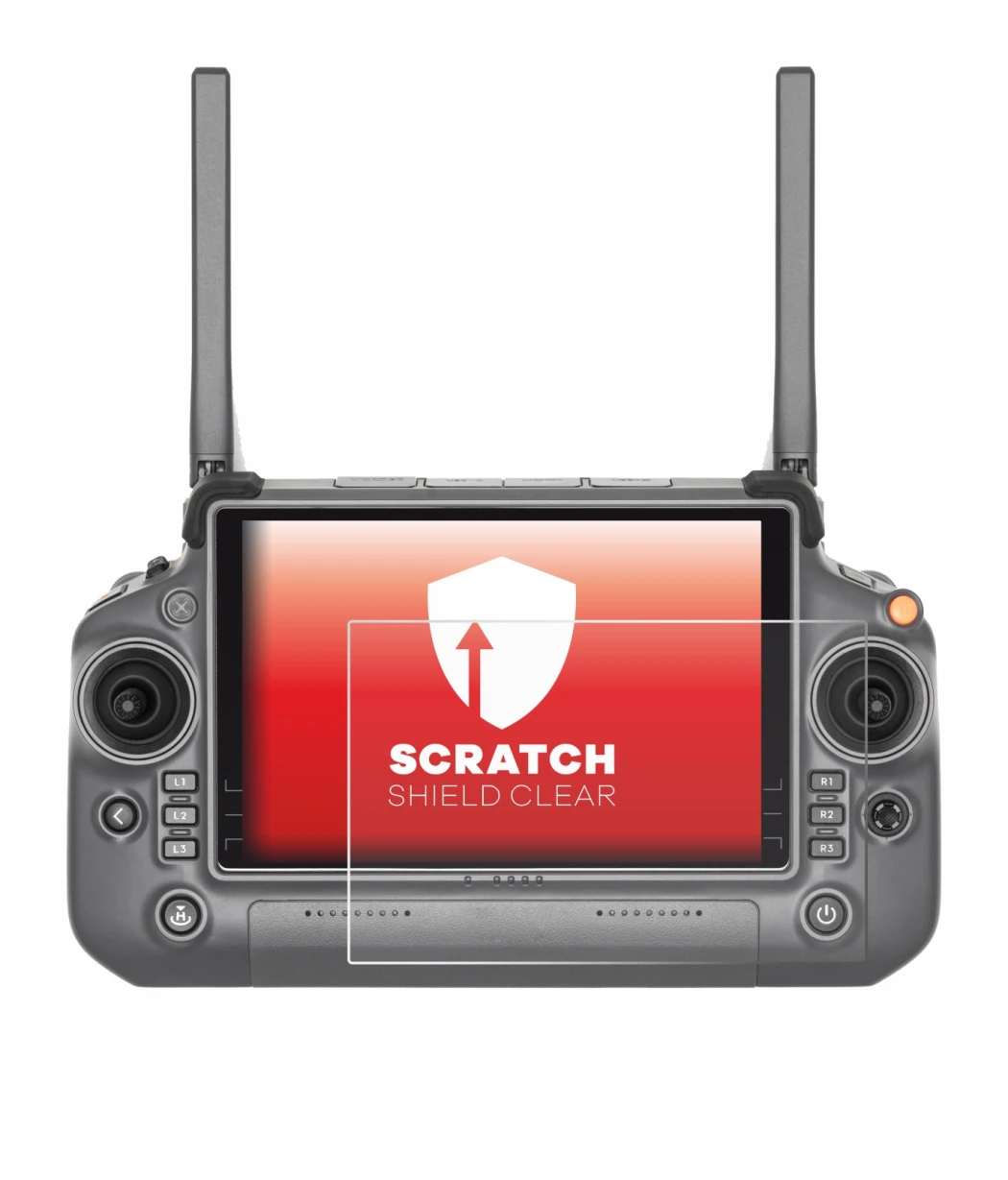 Image of the device DJI RC Plus with a wide variety of screen protectors.