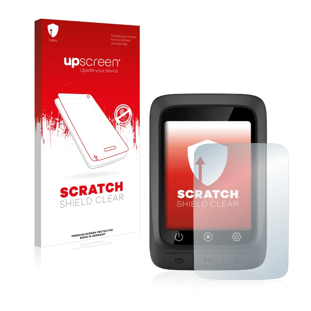 Front side of a product packaging with the brand logo upscreen. Next to it is the device CooSpo BC107 shown with the correspon