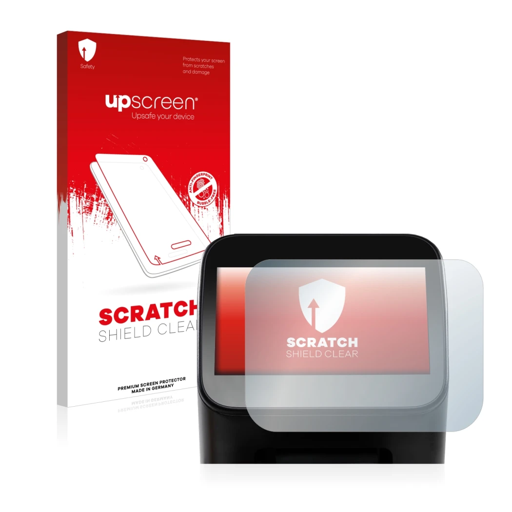 Front side of a product packaging with the brand logo upscreen. Next to it is the device Shaper Origin Gen1 shown with the cor
