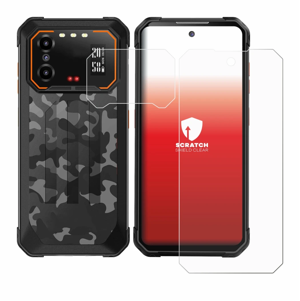 Image of the device iiiF150 B1 Pro (Front+Camera) with a wide variety of screen protectors.